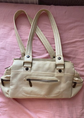 American Vintage Vintage Y2k Krem Renkli Canta