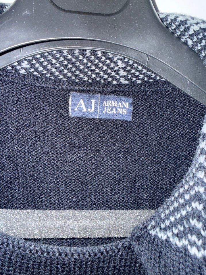 Armani Jeans Erkek Siyah Triko Kazak — görsel 4/5