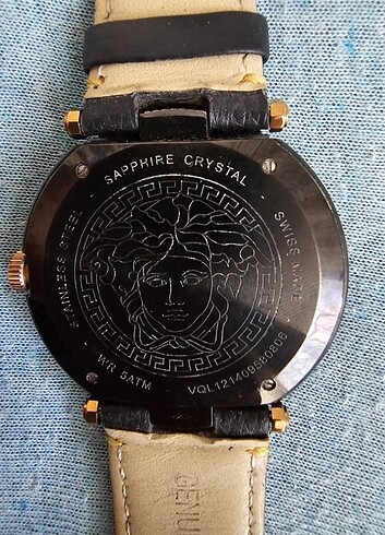 Beden siyah Renk VERSACE MEDUSA ERKEK SAAT
