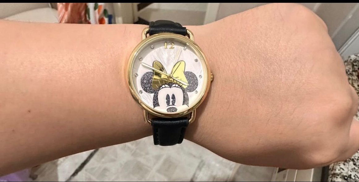 Disney Mickey Mouse Siyah Deri Saat — görsel 4/5