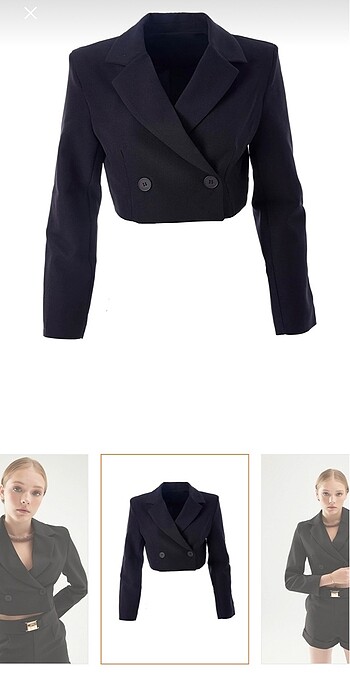 Crop Ceket