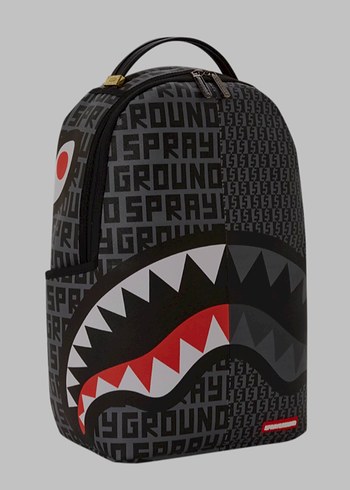 Vakkorama Sprayground Siyah Gri Sehir Sirt Cantasi