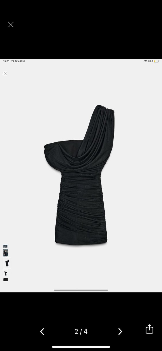 Zara stras taşlı elbise - Görsel 2