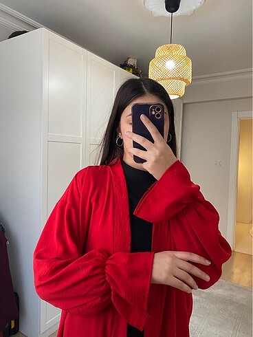 diğer Beden kırmızı Renk Kimono kırmızı