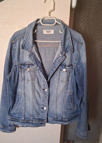 Mango Acik Mavi Denim Ceket