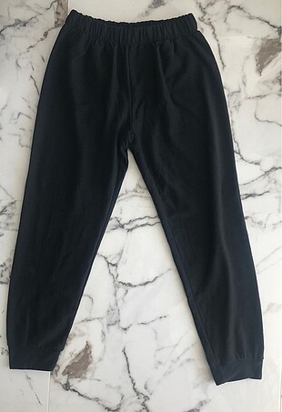 Siyah jogger eşofman altı