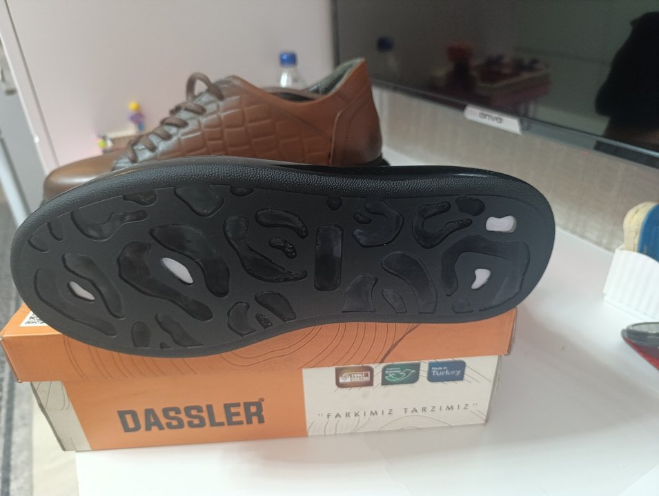 Deri Görünümlü Kahverengi Erkek Spor Ayakkabı - Görsel 4