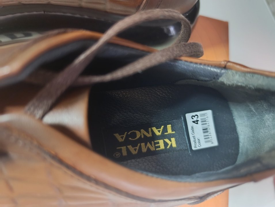 Deri Görünümlü Kahverengi Erkek Spor Ayakkabı - Görsel 5