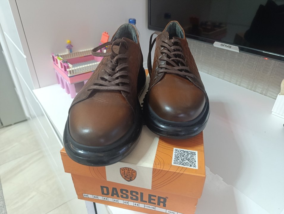 Deri Görünümlü Kahverengi Erkek Spor Ayakkabı - Görsel 2