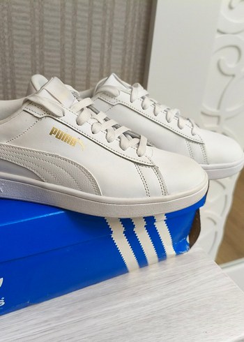 Puma Beyaz Deri Sneaker