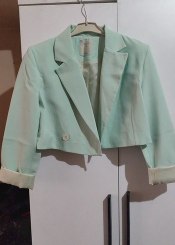Zara Mint Yesili Kisa Blazer Ceket Siklik Ve Rahatlik Bir Arada S M
