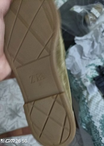 Zara Bej Sikligi Rahat Ve Sik Ev Ayakkabisi
