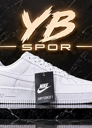 Nike Air Force 1 Beyaz Dusuk Bilekli Sneaker