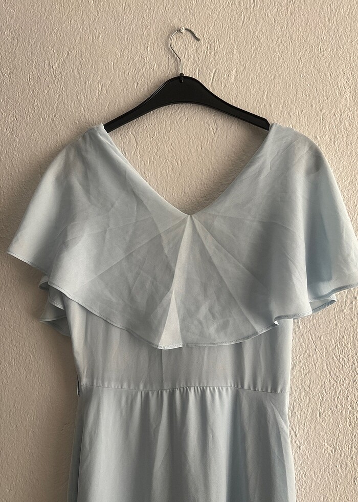 Mavi elbise - zara - Görsel 3