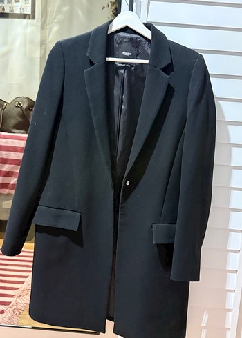 Mango Sikligin Simgesi Siyah Uzun Blazer Ceket Mango