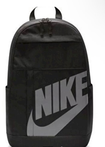 Nike Siyah Sloganli Sirt Cantasi