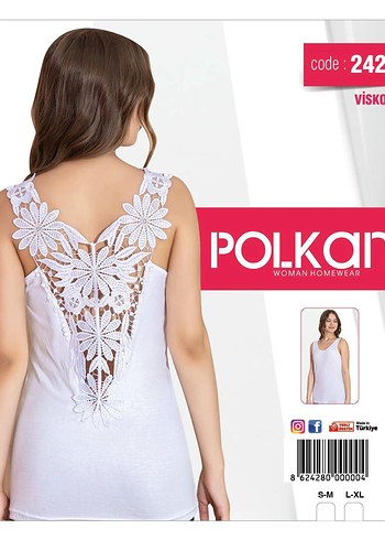 Beyaz Dantel Detaylı Askılı Gecelik - Görsel 2