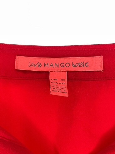 xs Beden kırmızı Renk Mango Gömlek %70 İndirimli.