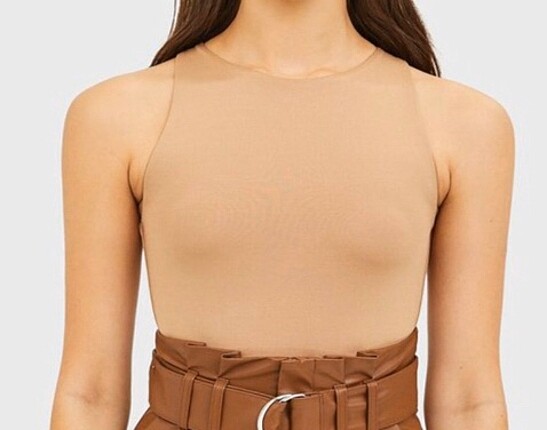 Stradivarius Halter yaka kolsuz kaliteli bluz