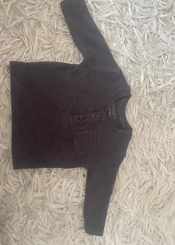 Primark Koyu Gri Cocuk Uzun Kollu Tisort