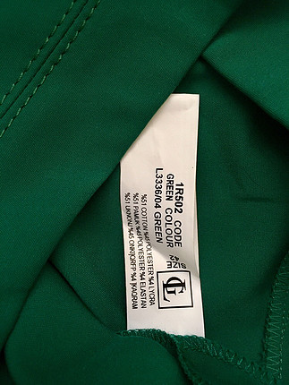 42 Beden yeşil Renk Yeşil kumaş takım pantolonu