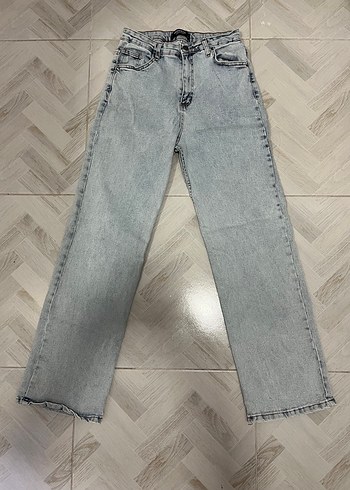 Armalife Acik Mavi Yuksek Bel Denim Jean