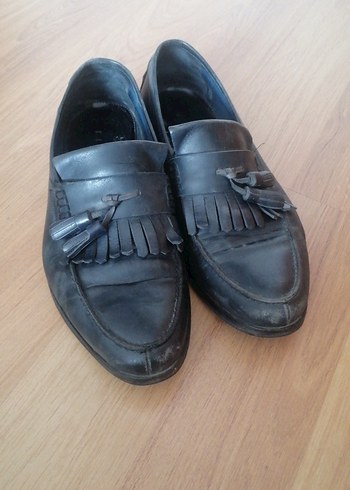 Diğer Siyah Puskullu Klasik Loafer