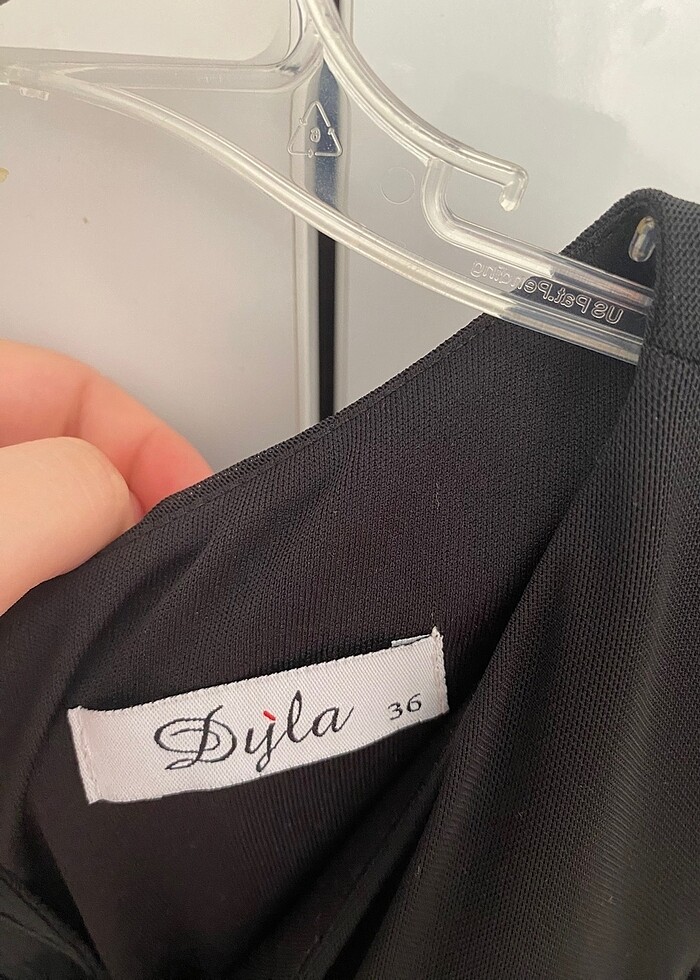 Siyah kısa elbise - Görsel 3