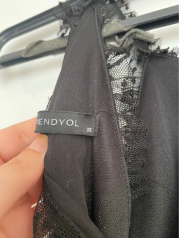 Siyah kısa elbise - Görsel 6