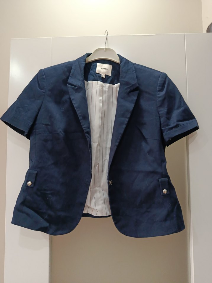 Koton ceket Lacivert Kısa Kollu Kadın Blazer — görsel 4/6
