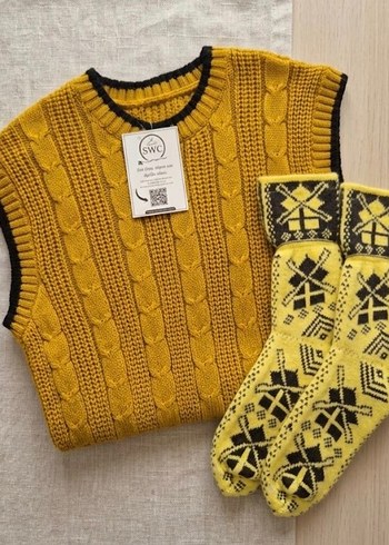 Zara Sifir Sac Orgu Suveter Orgu Corap Seti