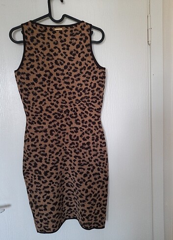 Michael Kors Leopar desenli elbise