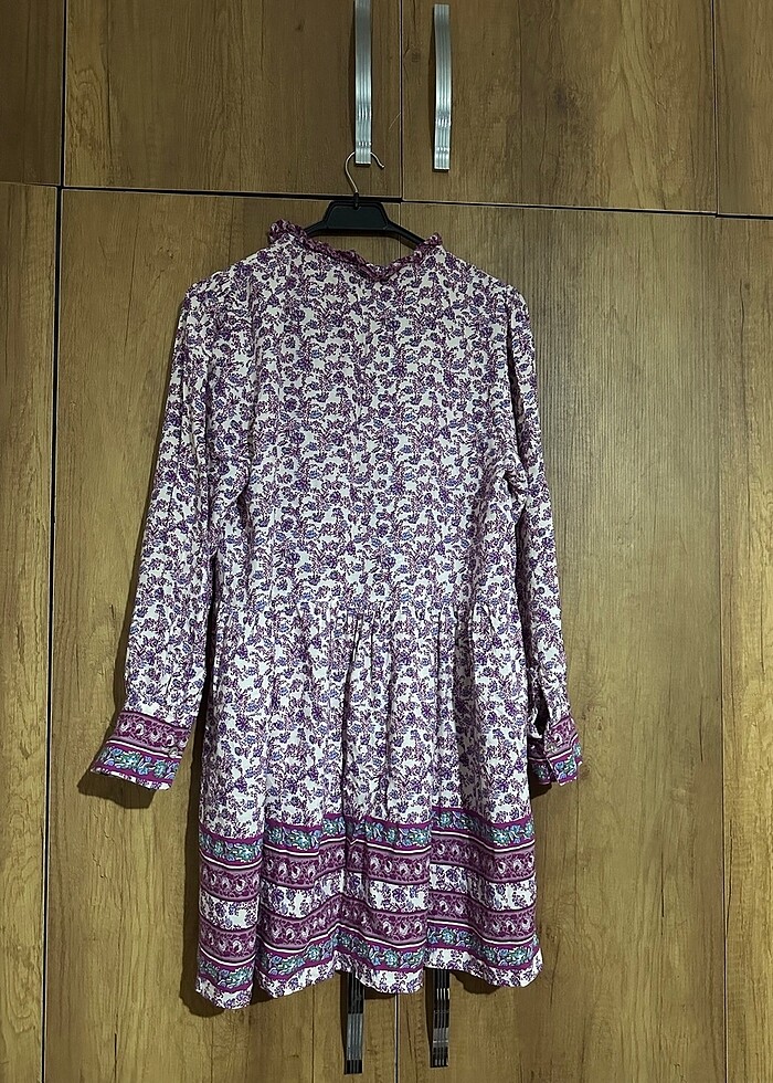 Desenli yazlık ince tunik - Görsel 2