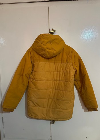 Sarı Erkek Çocuk Düğmeli Street Wear Mont - Görsel 3