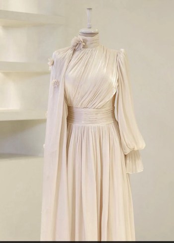 Pudra tesettür abiye - Görsel 2