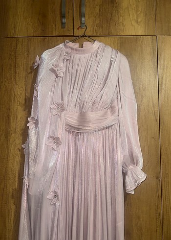 Pudra tesettür abiye - Görsel 2