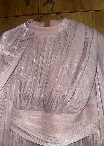 Pudra tesettür abiye - Görsel 4