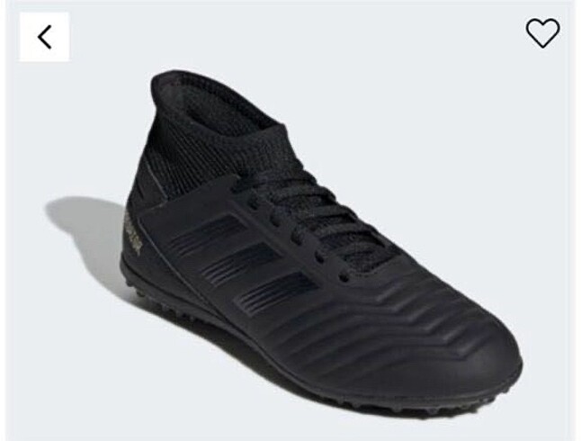 33 Beden siyah Renk Adidas predator halı saha