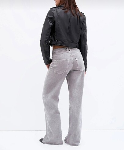 Pull and Bear Suni deri ceket
