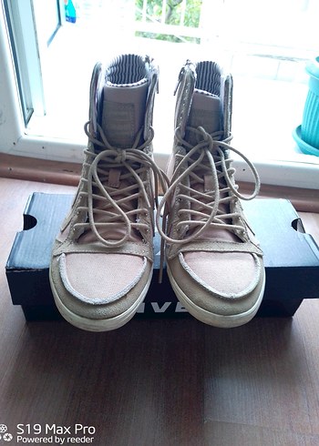 Hummel Hummel Kadın Bej Laced Sneakers