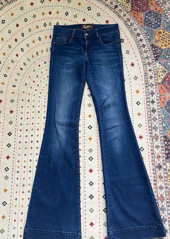 Diğer Koyu Mavi Orta Bel Denim Jean Ozge Ulusoy