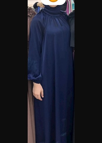 Diğer Lacivert Uzun Elbise