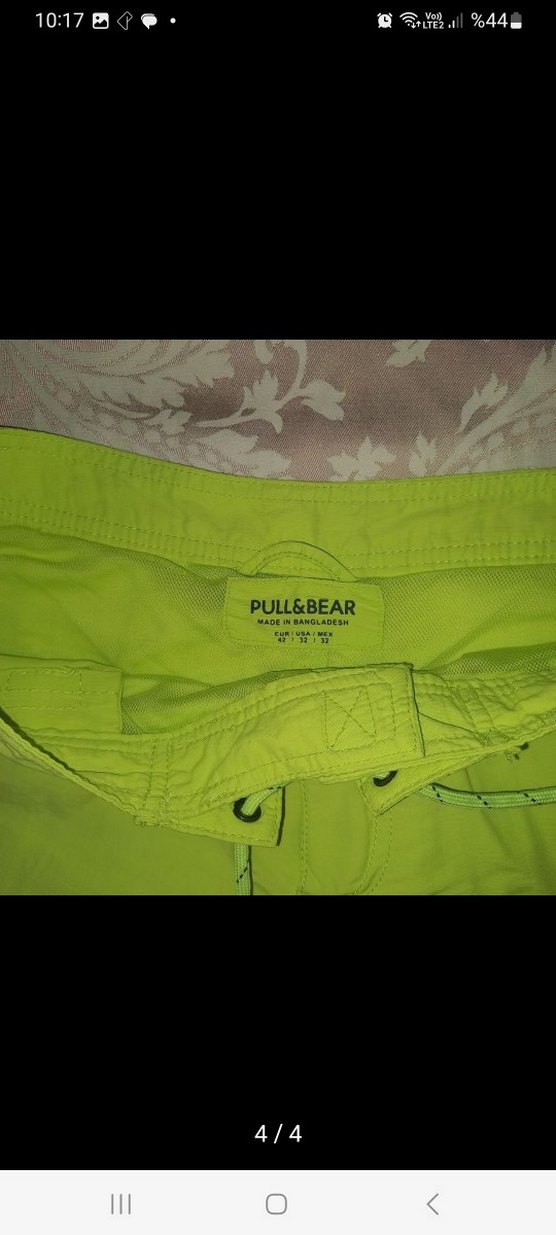 Yeşil Parlak Mini Erkek Deniz Şortu - Görsel 4