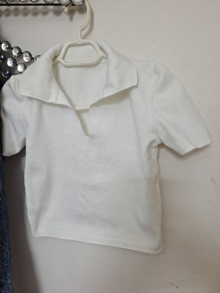 Kadın Mavi Yırtık Bol Kesim Denim Pantolon - Görsel 5