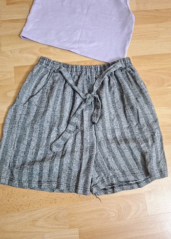 kaşe şort ve krop - Görsel 2