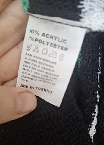 Çizgili Bohem Mini Triko Elbise - Görsel 5