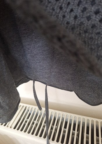 Gri Kadın Boğazlı Örgü Kazak - Görsel 4