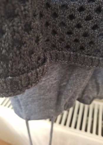 Gri Kadın Boğazlı Örgü Kazak - Görsel 5