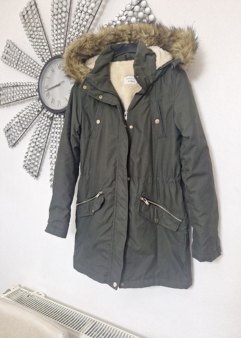 Kadın Kürklü Midi Kaban - Görsel 8