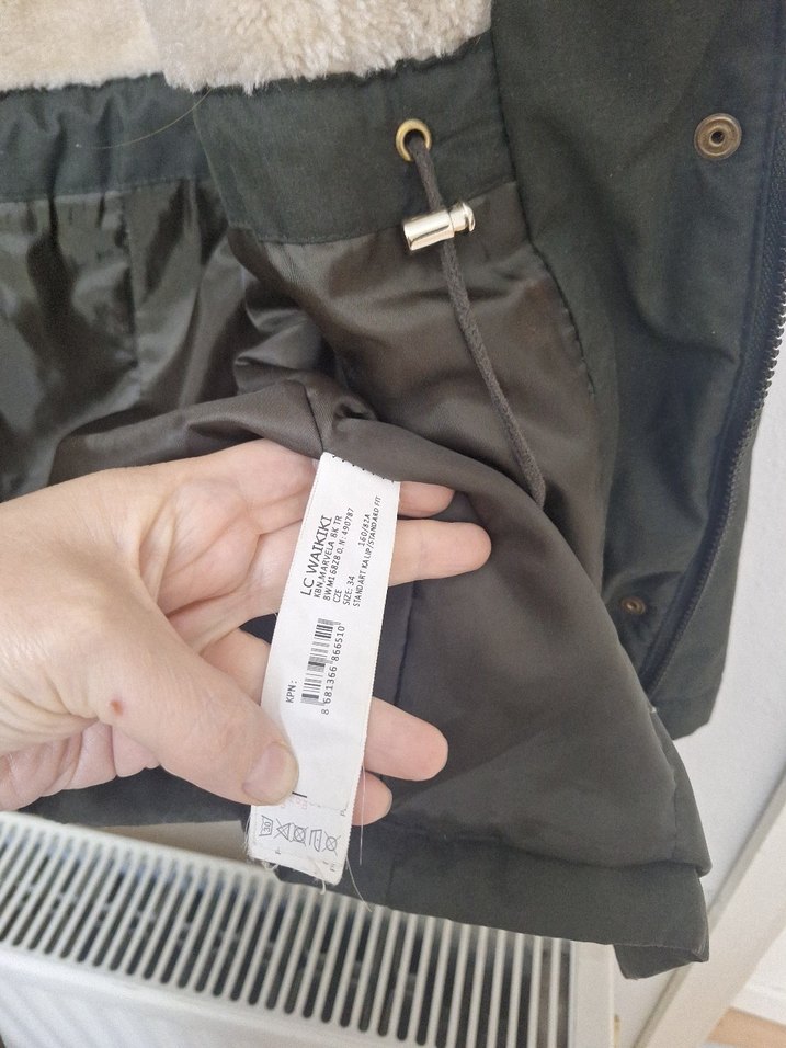 Kadın Kürklü Midi Kaban - Görsel 4